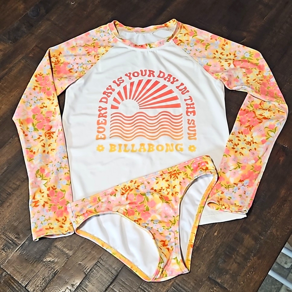 Billabong swim set, girls size 12
